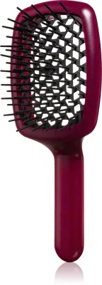 Janeke Curvy "M" Vented Brush - Плоская щетка для волос перед высокой температурой, 1 шт, 21 x 8,5 x 4 cm 1 шт (JNK03269)