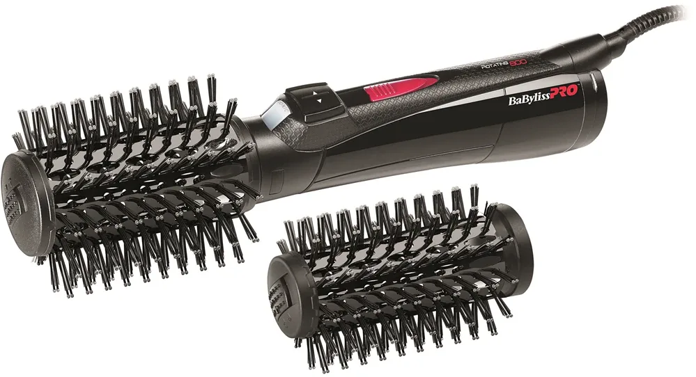 Фен-щётка вращающаяся BaByliss PRO Rotating 800W с ионной технологией, 2 щётки в комплекте, 1 шт BAB2770E Ø 40 mm - 50 mm