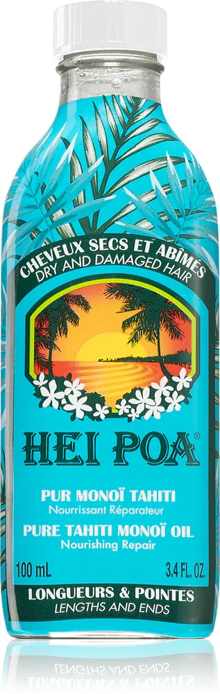 Hei Poa Pure Tahiti Monoï Oil Coconut - Питательное масло для волос, 100 мл