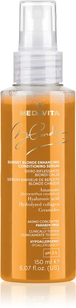 Medavita Blondie Sunset Blonde Enhancing Serum - Сыворотка для окрашенных волос, 150 мл
