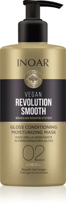 INOAR Vegan Revolution Smooth - Увлажняющая смягчающая маска для волос, 350 мл