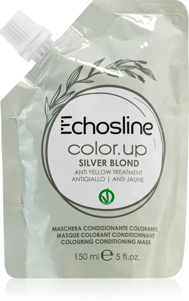 Echosline Color Up - Окрашивающая маска с питательным действием, 150 мл, оттенок Silver Blond