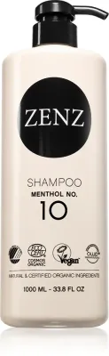 ZENZ Organic Menthol No. 10 - Шампунь для жирных волос и кожи головы, 1000 мл