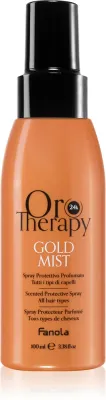 Fanola Oro Therapy Gold Mist - Защитный спрей для укладки волос с 24-каратным золотом, 100 мл