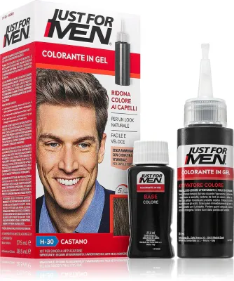 Just for Men Color Kit - Тонирующая краска для волос для мужчин, 1 шт, оттенок H-30 Light Medium Brown