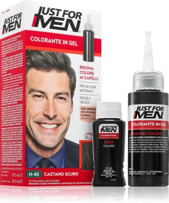 Just for Men Color Kit - Тонирующая краска для волос для мужчин, 1 шт, оттенок H-45 Dark Brown