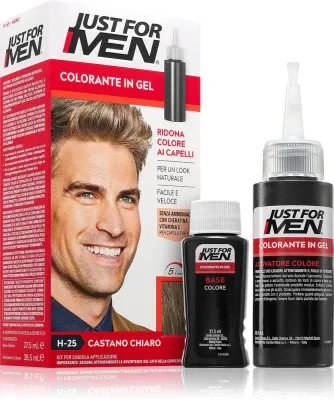 Just for Men Color Kit - Тонирующая краска для волос для мужчин, 1 шт, оттенок H-25 Light Brown
