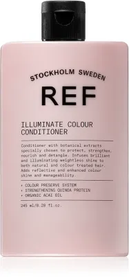 REF Illuminate Colour Conditioner - Кондиционер для волос, осветляющий и укрепляющий, для окрашенных волос, 245 мл