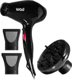 Фен для волос Wad Atmosfer Hair Dryer Black с регулировкой температуры, эргономичный, 1 шт — фото 1