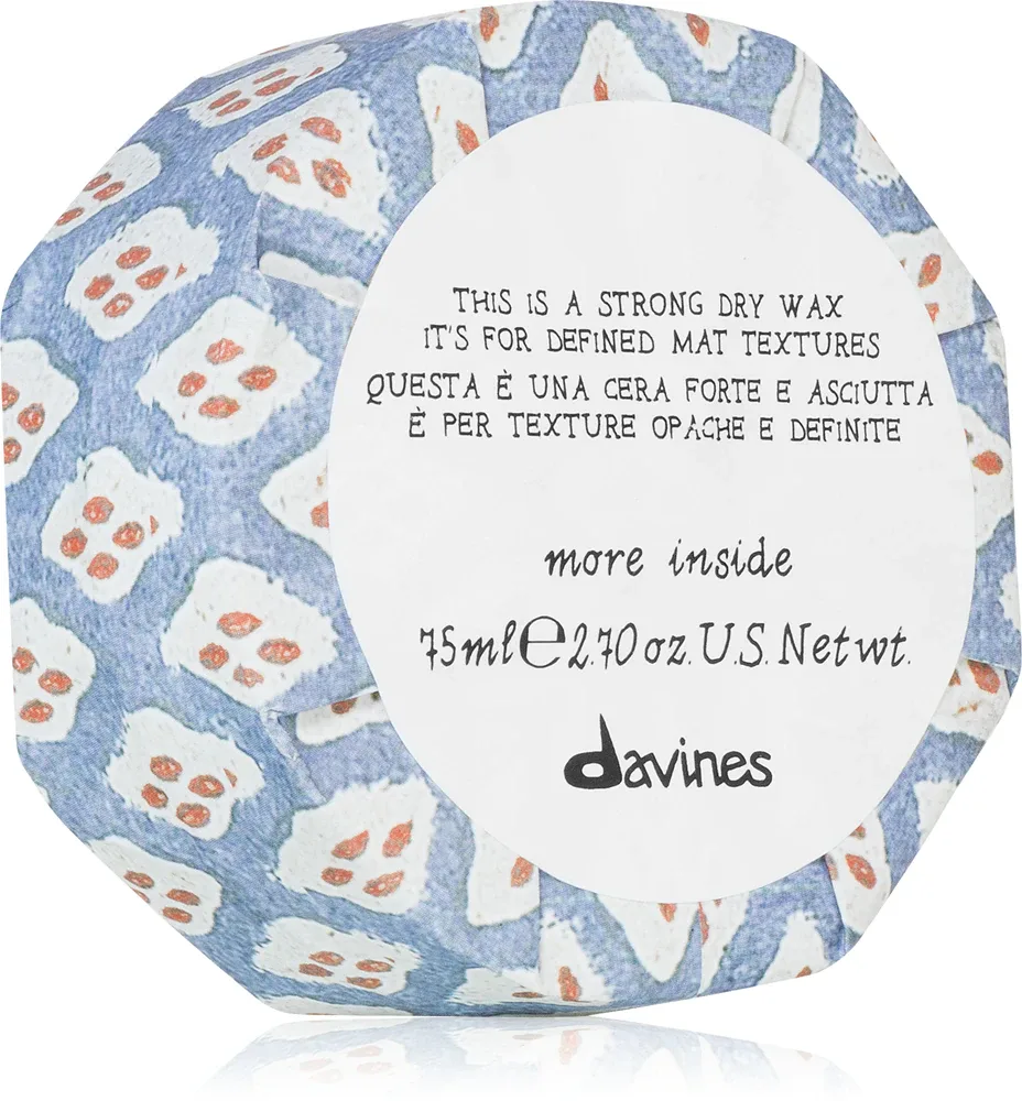 Davines More Inside Strong Dry Wax - Воск для волос, 75 мл
