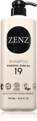 ZENZ Organic Rhassoul Pure No. 19 - Увлажняющий шампунь обеспечивает эффект питания, 900 мл