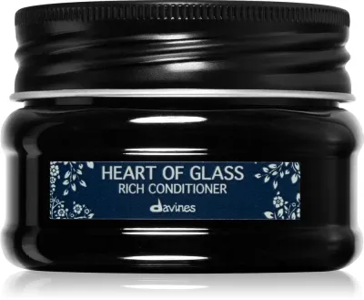 Davines Heart of Glass Rich Conditioner - Укрепляющий бальзам для светлых волос, 90 мл
