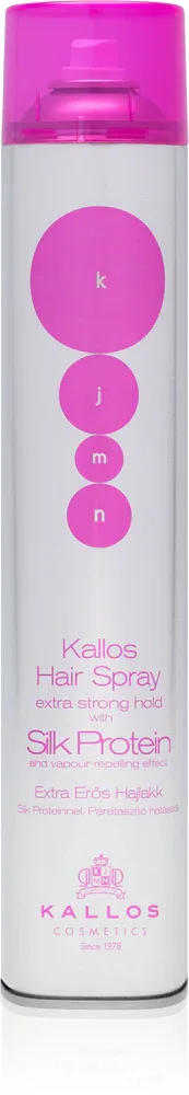 Kallos KJMN Professional Hair Spray - Лак для волос очень сильной фиксации, 750 мл