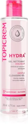 Topicrem UH BODY Gentle Cleansing Gel - Нежный гель для очищения лица, тела и волос, 200 мл