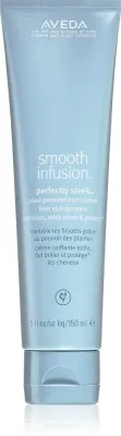 Aveda Smooth Infusion Perfectly Sleek Heat Styling Cream - Термозащитный крем для выравнивания непослушных волос против пушистости волос