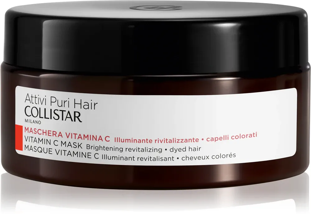 Collistar Hair Vitamin C Mask Brightening Revitalizing - Маска для волос с витамином C, 200 мл