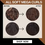 Redken All Soft Mega Curls - Сыворотка для волос: крем для смягчения кудрявых и непослушных волос, 150 мл — фото 4
