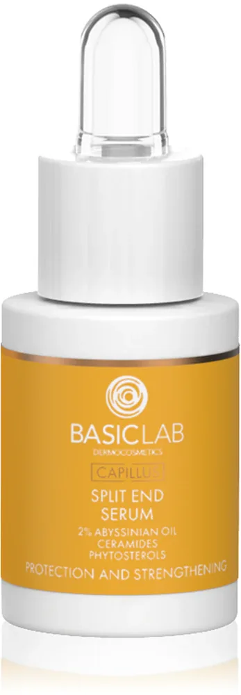BasicLab Dermocosmetics Capillus - Масло сыворотка для секущихся кончиков волос, 15 мл