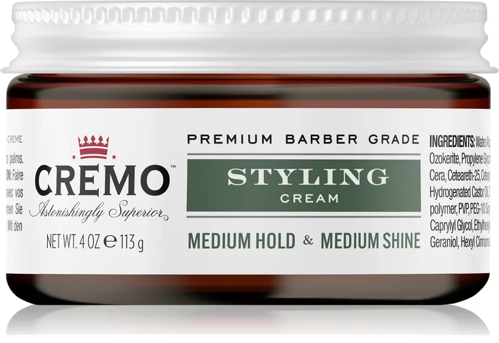 Cremo Hair Styling Cream Medium Styling - Увлажняющий крем для стайлинга волос, 113 г