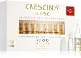 Средство для волос Crescina Transdermic 1300 Re-Growth в ампулах, для мужчин, 20 ампул по 3,5 мл — фото 1