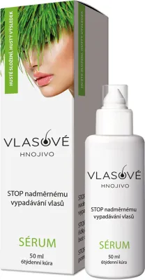 Сыворотка для волос Vlasove hnojivo Serum против выпадения, с кофеином и комплексом Hustoplex, 50 мл