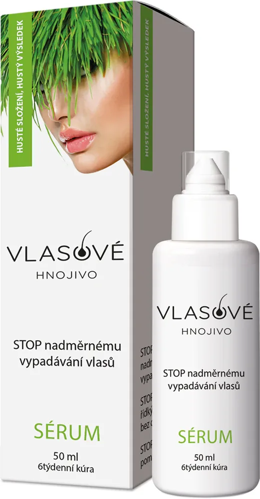 Сыворотка для волос Vlasove hnojivo Serum против выпадения, с кофеином и комплексом Hustoplex, 50 мл