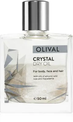 Olival Crystal Dry Oil - Многофункциональное сухое масло с блестками для лица, тела и волос, 50 мл