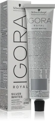 Schwarzkopf Professional IGORA Royal Absolutes SilverWhite - Тонирующая полуперманентная краска для серебристых и белых волос, 60 мл