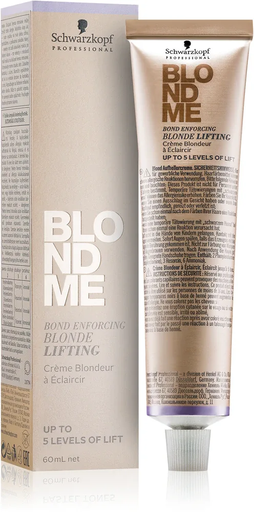Schwarzkopf Professional Blondme Lifting - Светящийся крем для светлых волос, 60 мл, оттенок Steel Blue