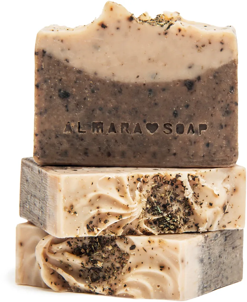 Almara Soap Hair Care Dry Hair - Шампунь в виде кубика для ослабленных, ломких волос, 90 г