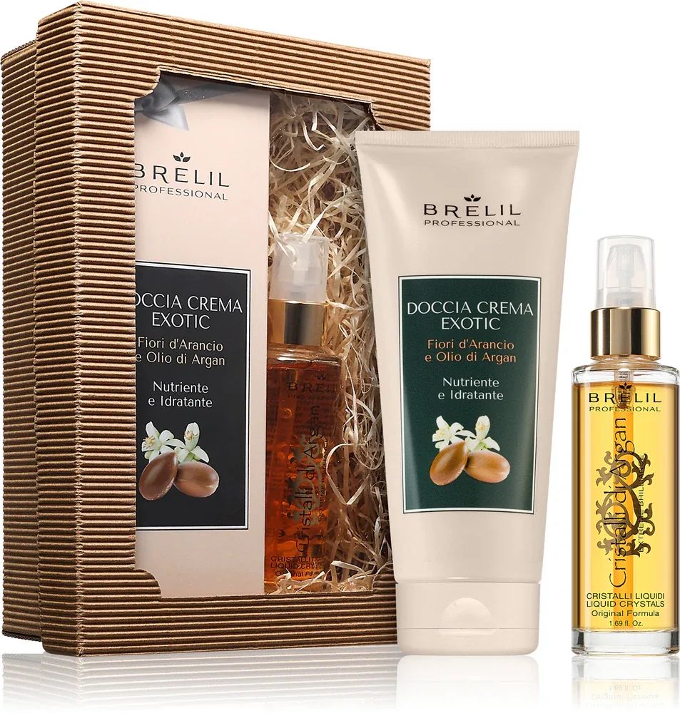 Brelil Professional Holiday Set - Подарочный набор для тела для упругой и ухоженной кожи dla jędrnej i odżywionej skóry, 2 шт