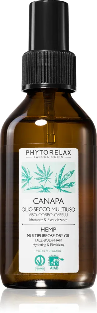 Phytorelax Laboratories Hemp - Многофункциональное сухое масло для тела, 100 мл