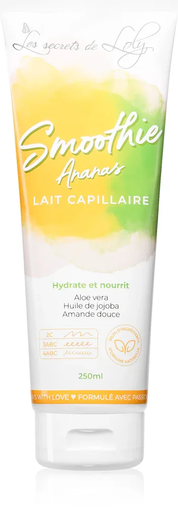 Les Secrets De Loly Smoohie Ananas - Молочко без смывания для волос, 250 мл