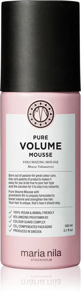 Maria Nila Pure Volume Mousse - Пена для объема волос, 150 мл