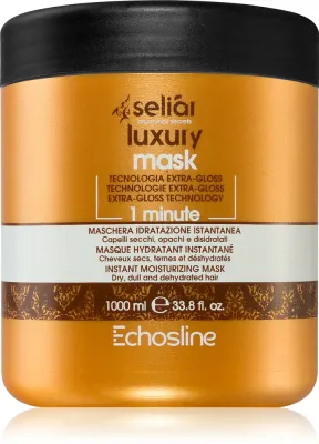 Echosline Seliár Luxury - Питательная маска для гладких и блестящих волос, 1000 мл