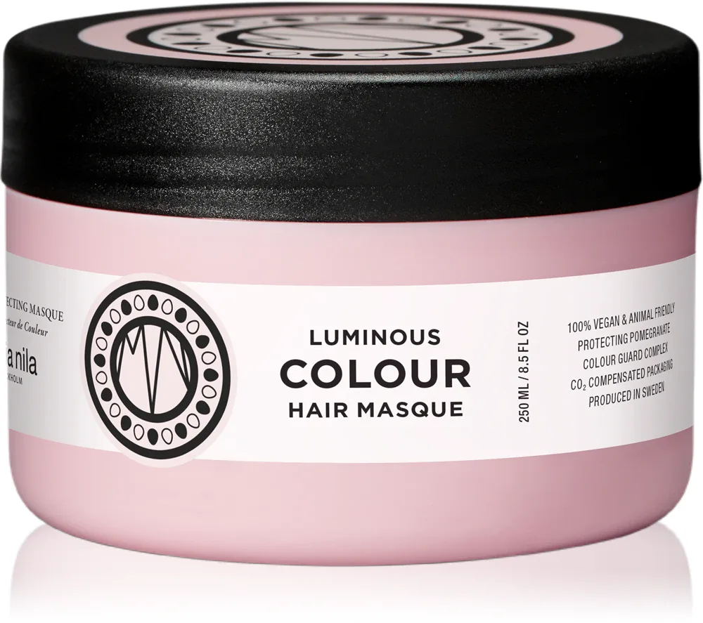 Maria Nila Luminous Colour Masque - Маска для волос, увлажняющая и питательная, для окрашенных волос, 250 мл