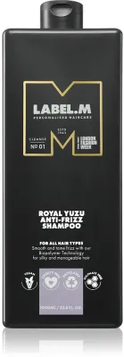 label.m Royal Yuzu - Увлажняющий шампунь против пушистости волос, 1000 мл