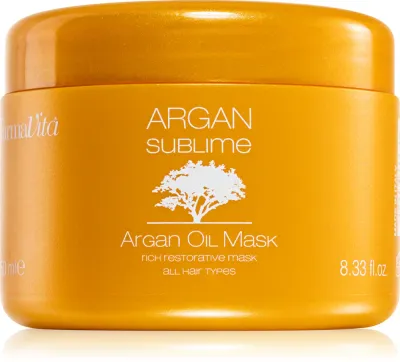 FarmaVita Argan Sublime - Регенерирующая увлажняющая маска для волос, 250 мл
