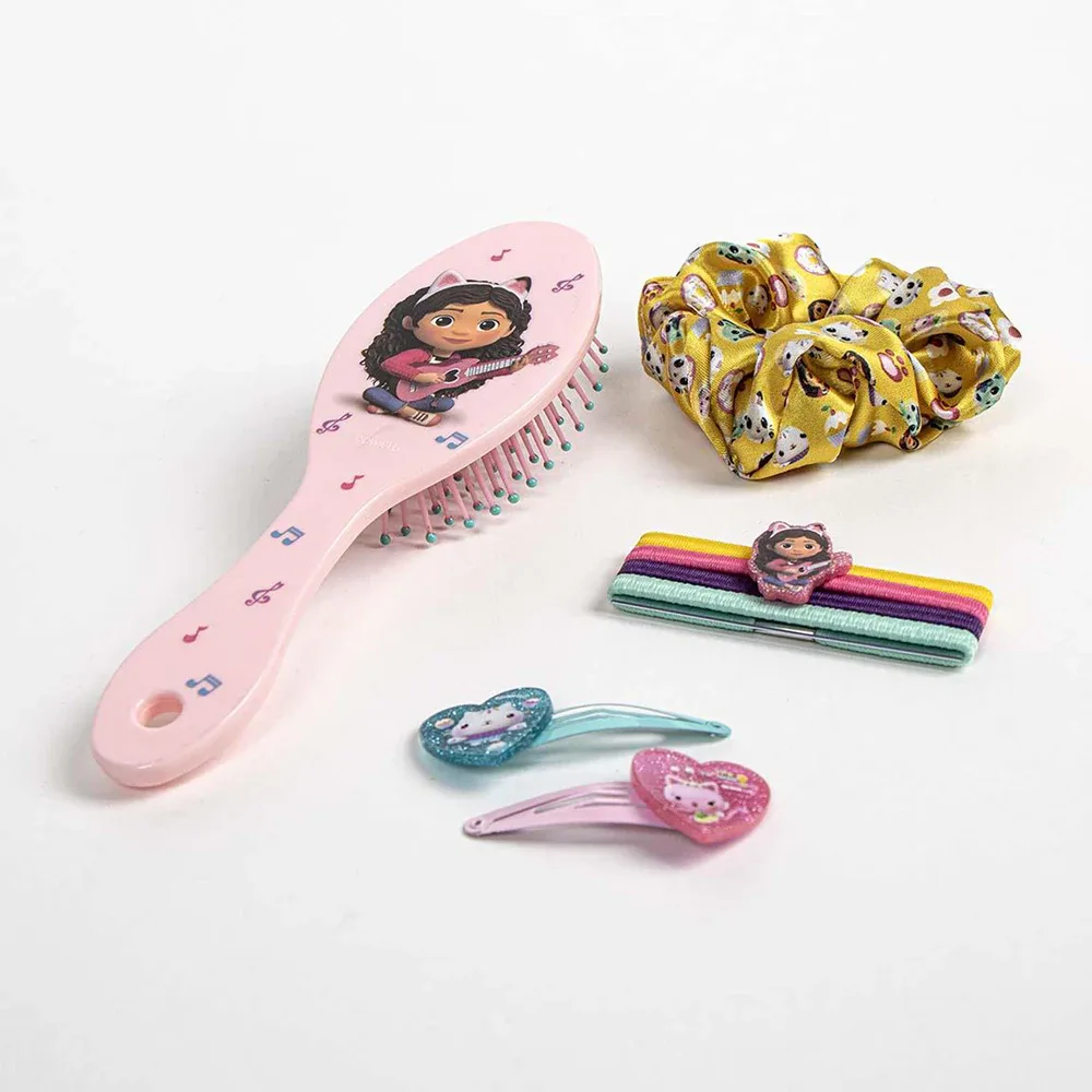 Набор аксессуаров для волос Gabby's Dollhouse Beauty Set Accessories расчёска, заколки и резинки, для детей