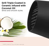 Фен для волос Revlon Beauty Smoothstay Coconut oil-infused Hair dryer с регулировкой температуры, 1 шт — фото 4