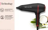 Фен для волос Revlon Beauty Smoothstay Coconut oil-infused Hair dryer с регулировкой температуры, 1 шт — фото 5