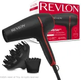 Фен для волос Revlon Beauty Smoothstay Coconut oil-infused Hair dryer с регулировкой температуры, 1 шт — фото 7