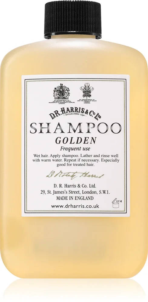 D.R. Harris Golden Shampoo - шампунь для ежедневного мытья волос, 100 мл