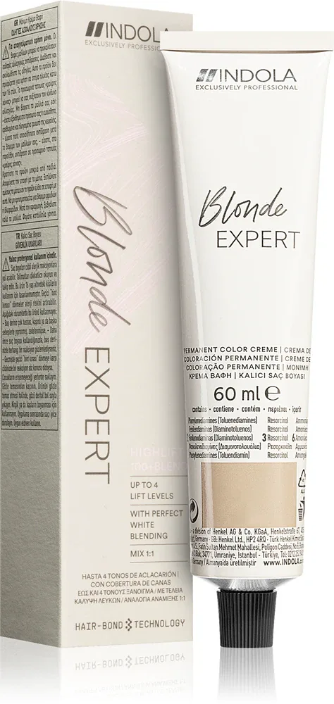 Стойкая краска для волос Indola Blond Expert для блонда, профессиональная, 60 мл, оттенок 1000.11