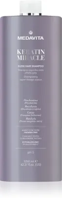 Medavita Keratin Miracle Sleek Hair Shampoo - Смягчающий шампунь, 1250 мл