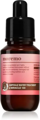 moremo Water Treatment Miracle 100 - Интенсивный уход для восстановления волос и кожи головы, 30 мл