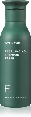 AYUNCHE Rebalancing Shampoo Fresh - Шампунь против редеющих и выпадающих волос с освежающим действием, 200 г