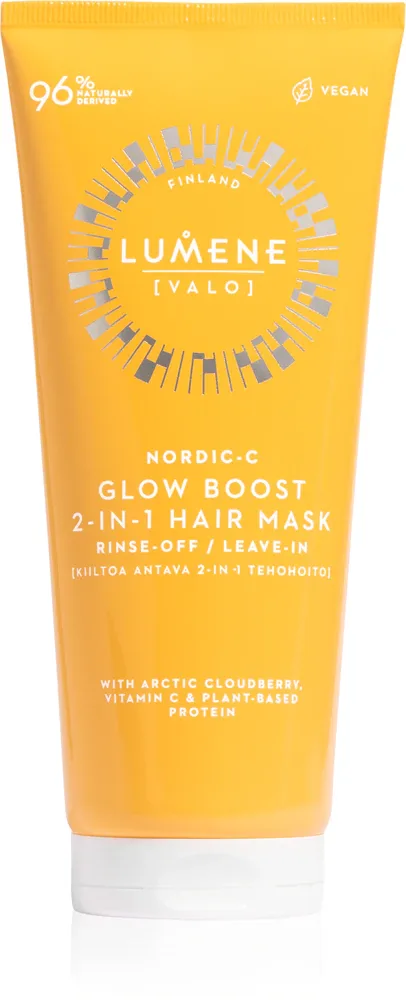 Lumene Nordic-C [VALO] Glow Boost - Маска для волос, осветляющая, 200 мл
