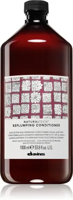 Davines Naturaltech Replumping Conditioner - Кондиционер для волос, увлажняющий для легкого расчесывания волос, 1000 мл