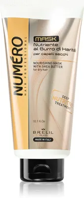 Brelil Professional Nourishing Mask - Питательная маска с маслом ши, do włosów suchych 300 мл